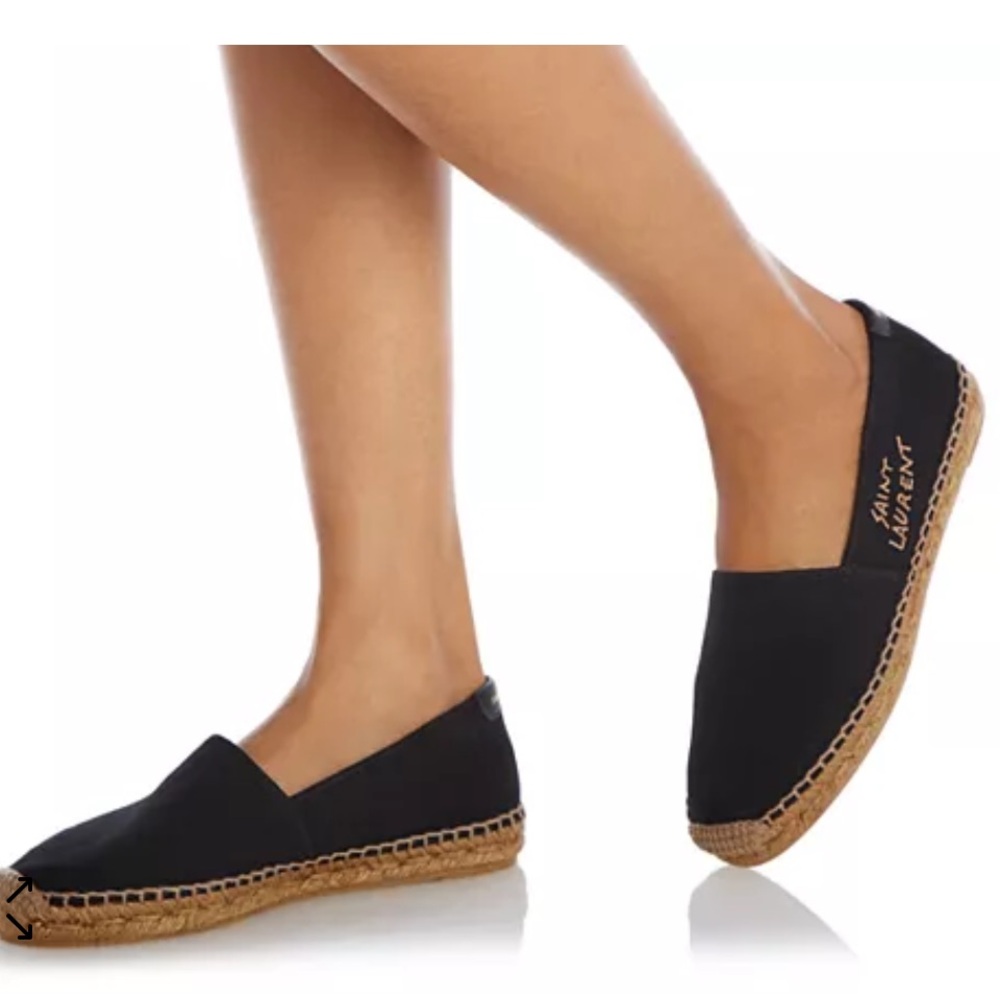 Saint Laurent Black Espadrilles - Picture 2 of 9